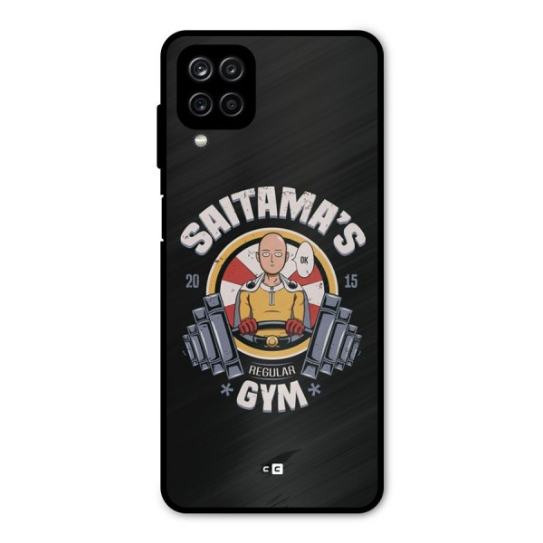 Saitama Gym Metal Back Case for Galaxy A12