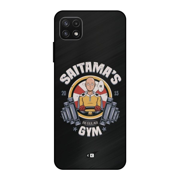 Saitama Gym Metal Back Case for Galaxy A22 5G