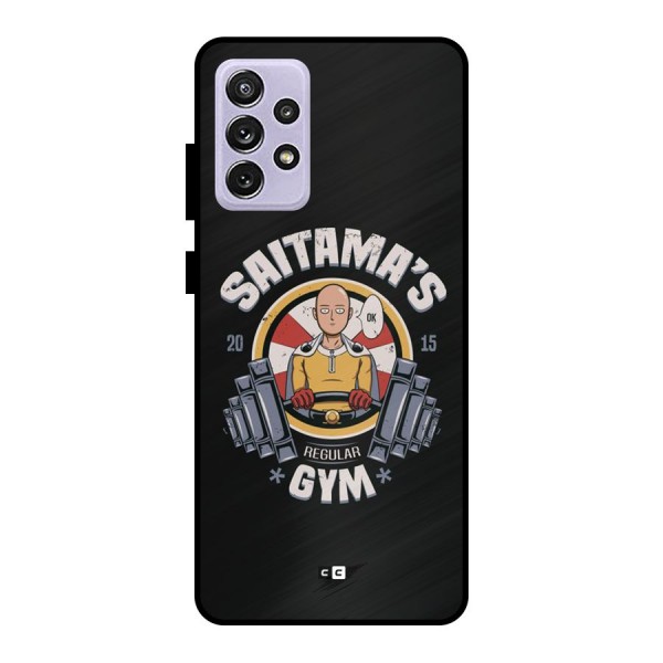 Saitama Gym Metal Back Case for Galaxy A72