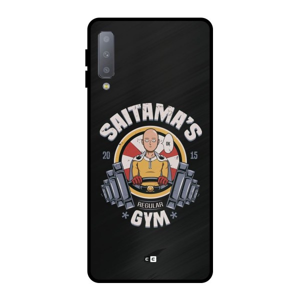 Saitama Gym Metal Back Case for Galaxy A7 (2018)