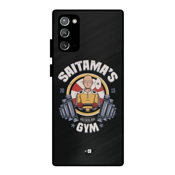 Saitama Gym Metal Back Case for Galaxy Note 20