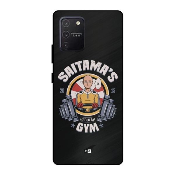 Saitama Gym Metal Back Case for Galaxy S10 Lite