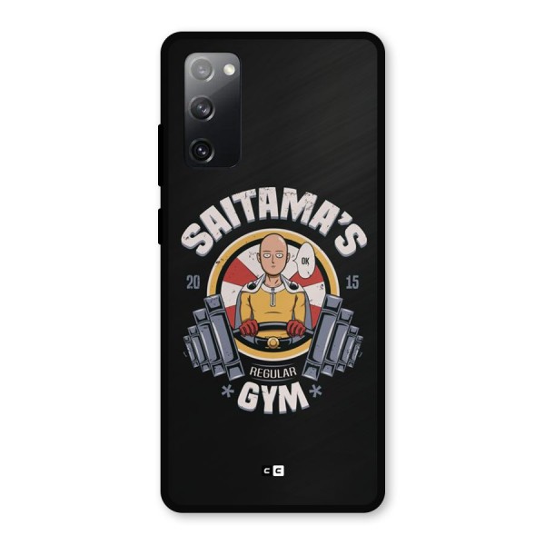 Saitama Gym Metal Back Case for Galaxy S20 FE