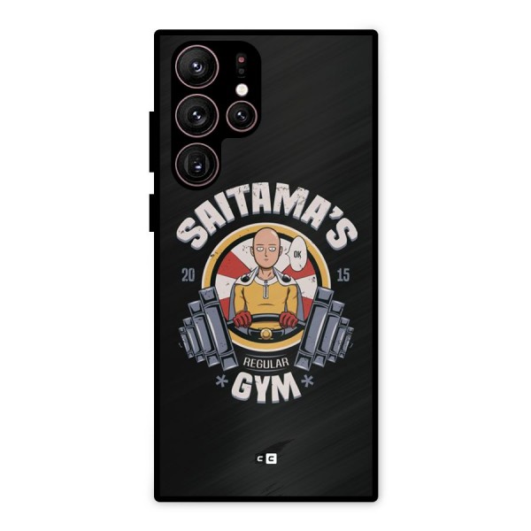 Saitama Gym Metal Back Case for Galaxy S22 Ultra 5G