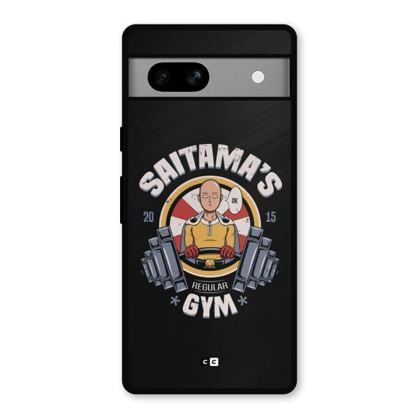 Saitama Gym Metal Back Case for Google Pixel 7a