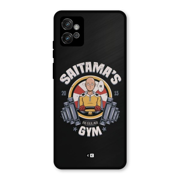 Saitama Gym Metal Back Case for Moto G32