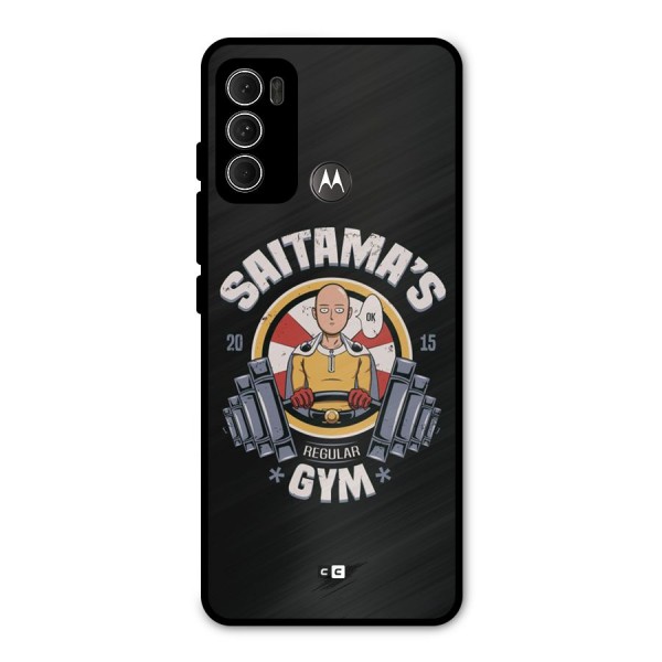 Saitama Gym Metal Back Case for Moto G60