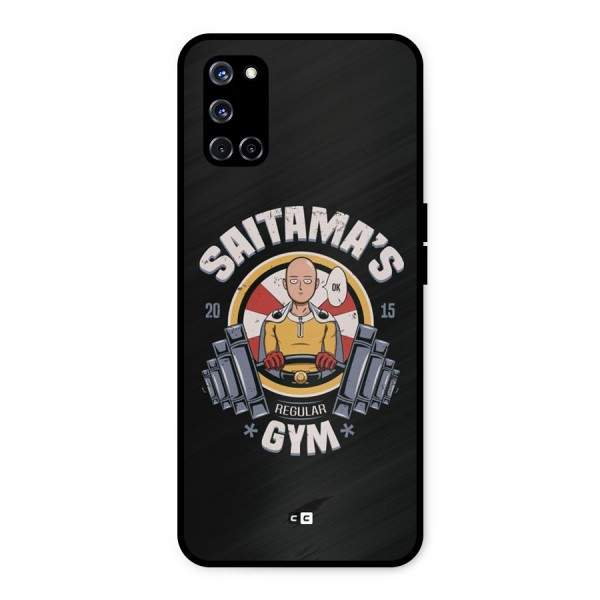 Saitama Gym Metal Back Case for Oppo A52