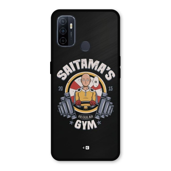 Saitama Gym Metal Back Case for Oppo A53