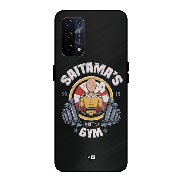 Saitama Gym Metal Back Case for Oppo A74 5G