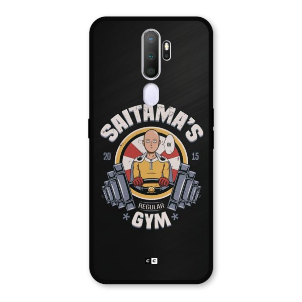 Saitama Gym Metal Back Case for Oppo A9 (2020)