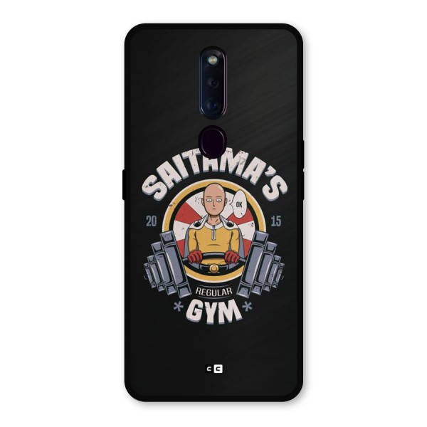 Saitama Gym Metal Back Case for Oppo F11 Pro