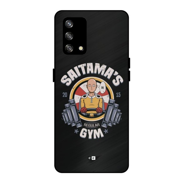 Saitama Gym Metal Back Case for Oppo F19s