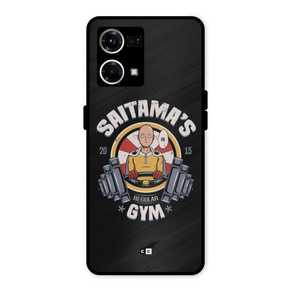 Saitama Gym Metal Back Case for Oppo F21 Pro 4G