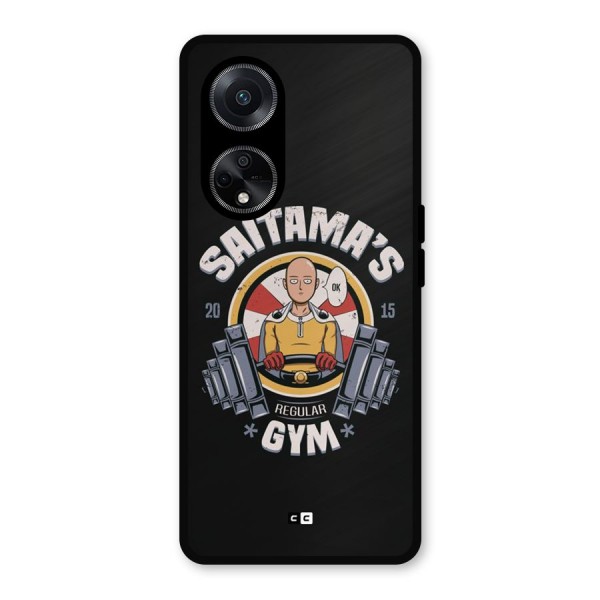 Saitama Gym Metal Back Case for Oppo F23