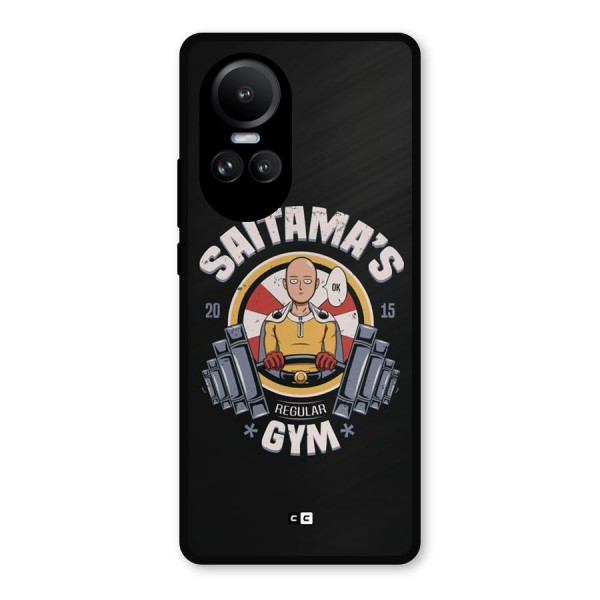 Saitama Gym Metal Back Case for Oppo Reno10