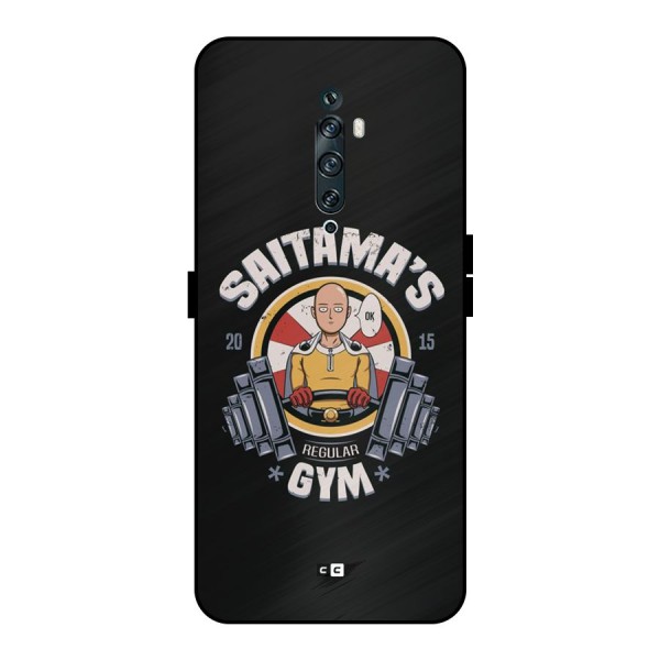 Saitama Gym Metal Back Case for Oppo Reno2 F