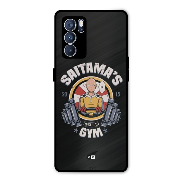 Saitama Gym Metal Back Case for Oppo Reno6 Pro 5G