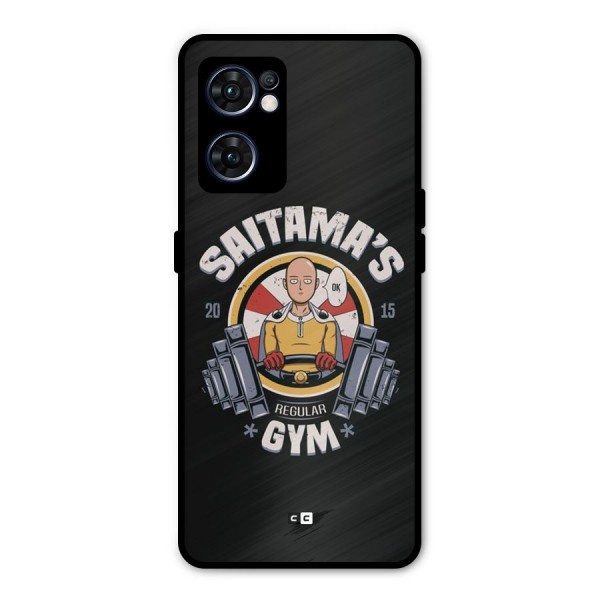 Saitama Gym Metal Back Case for Oppo Reno7 5G