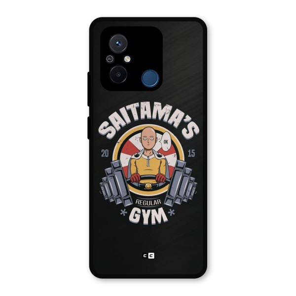 Saitama Gym Metal Back Case for Poco C55