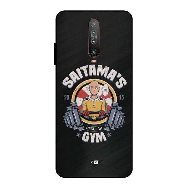 Saitama Gym Metal Back Case for Poco X2