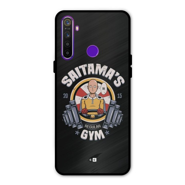 Saitama Gym Metal Back Case for Realme Narzo 10