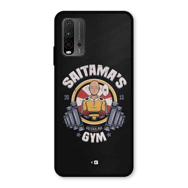 Saitama Gym Metal Back Case for Redmi 9 Power