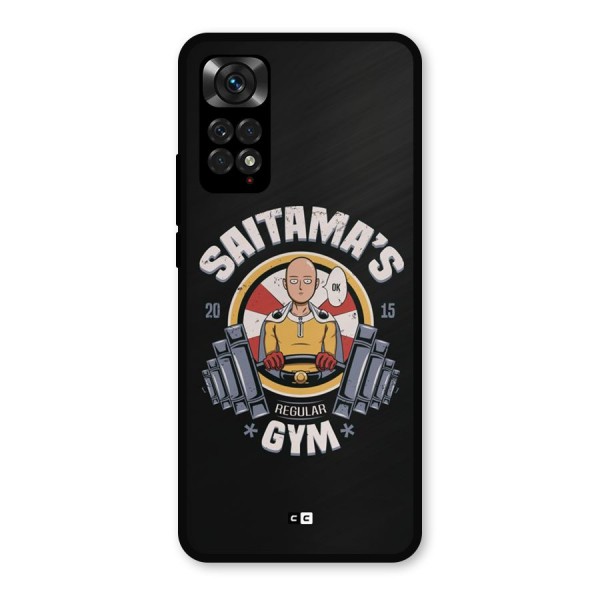 Saitama Gym Metal Back Case for Redmi Note 11