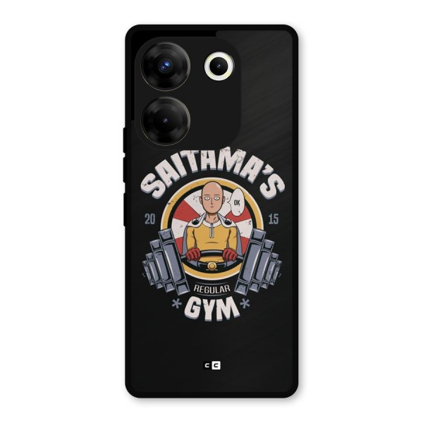 Saitama Gym Metal Back Case for Tecno Camon 20