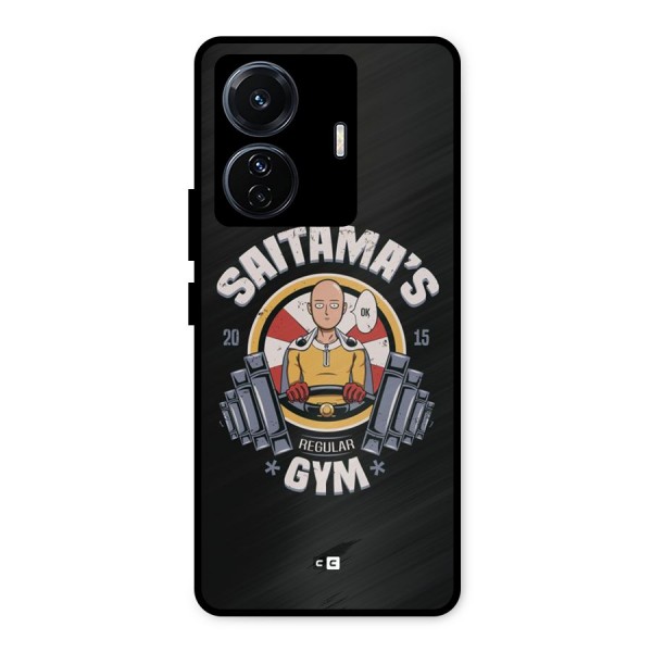 Saitama Gym Metal Back Case for Vivo T1 Pro