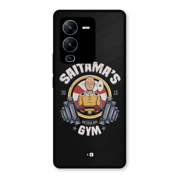 Saitama Gym Metal Back Case for Vivo V25 Pro