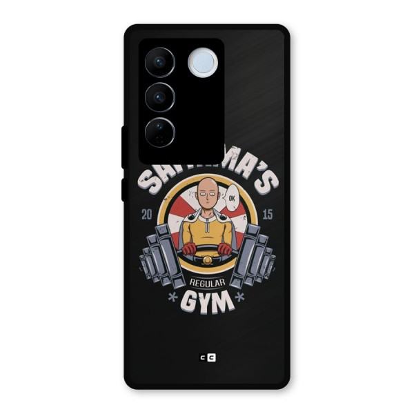 Saitama Gym Metal Back Case for Vivo V27 Pro