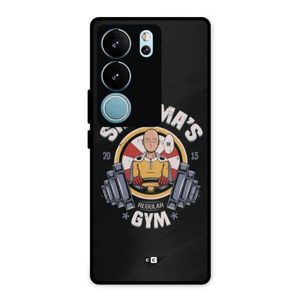 Saitama Gym Metal Back Case for Vivo V29 Pro