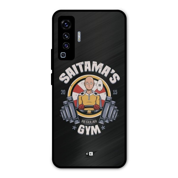 Saitama Gym Metal Back Case for Vivo X50