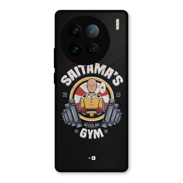 Saitama Gym Metal Back Case for Vivo X90 Pro