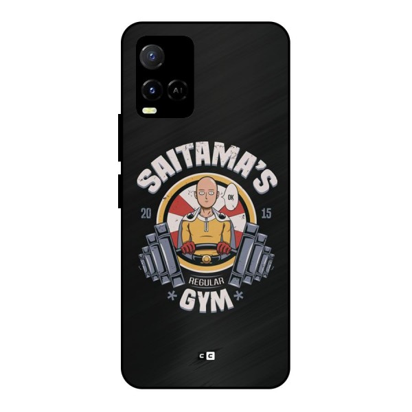 Saitama Gym Metal Back Case for Vivo Y21A