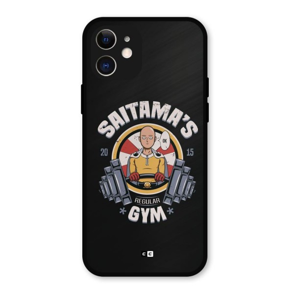 Saitama Gym Metal Back Case for iPhone 12