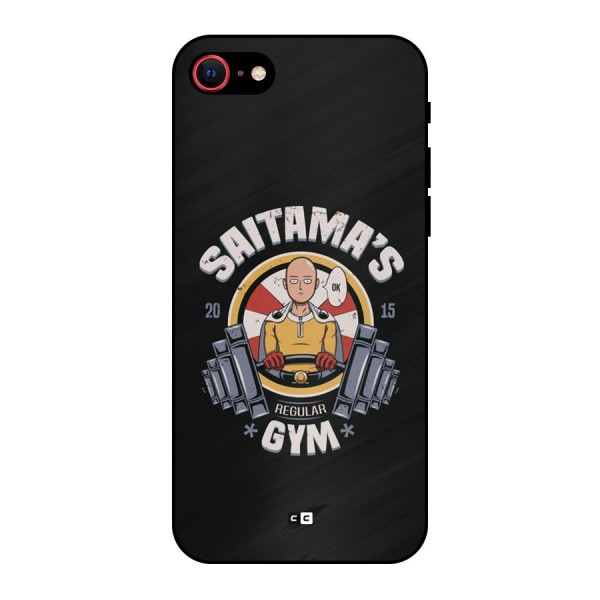 Saitama Gym Metal Back Case for iPhone 8