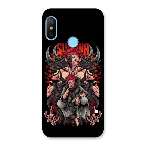 Sakuna King Back Case for Redmi 6 Pro