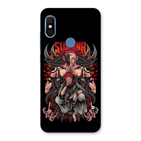 Sakuna King Back Case for Redmi Note 6 Pro