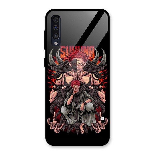 Sakuna King Glass Back Case for Galaxy A50s