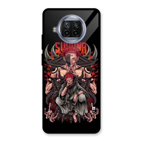 Sakuna King Glass Back Case for Mi 10i