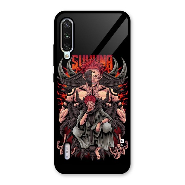 Sakuna King Glass Back Case for Mi A3