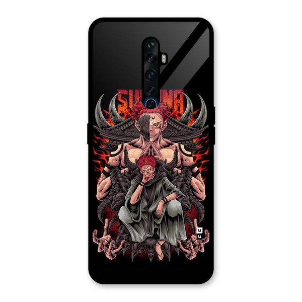 Sakuna King Glass Back Case for Oppo Reno2 F