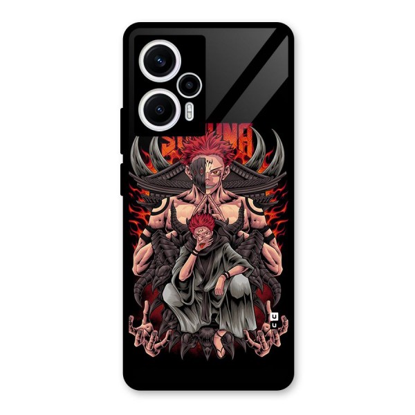 Sakuna King Glass Back Case for Poco F5