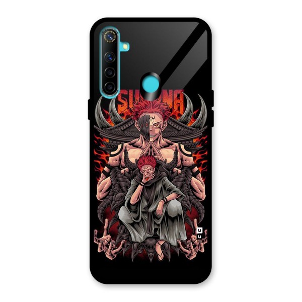 Sakuna King Glass Back Case for Realme 5