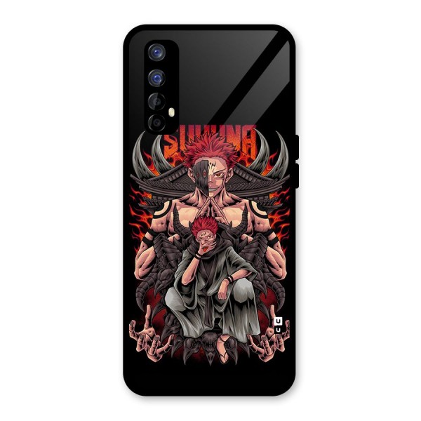 Sakuna King Glass Back Case for Realme 7