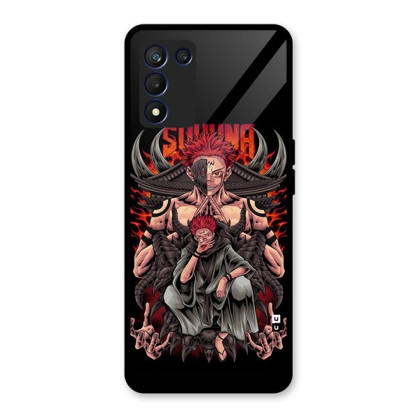 Sakuna King Glass Back Case for Realme 9 5G Speed