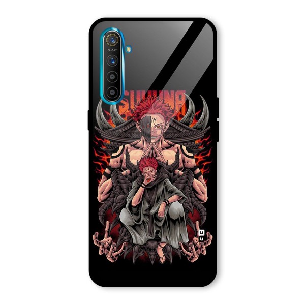 Sakuna King Glass Back Case for Realme X2