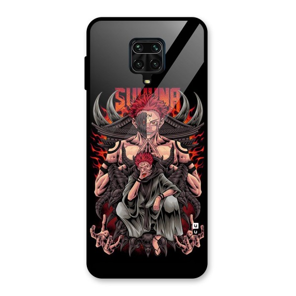 Sakuna King Glass Back Case for Redmi Note 10 Lite